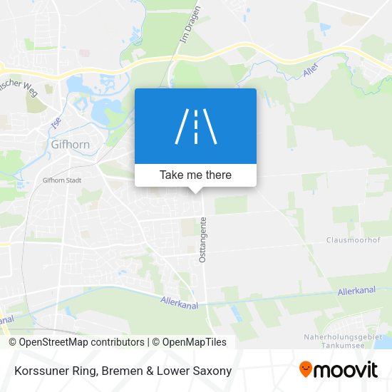 Korssuner Ring map