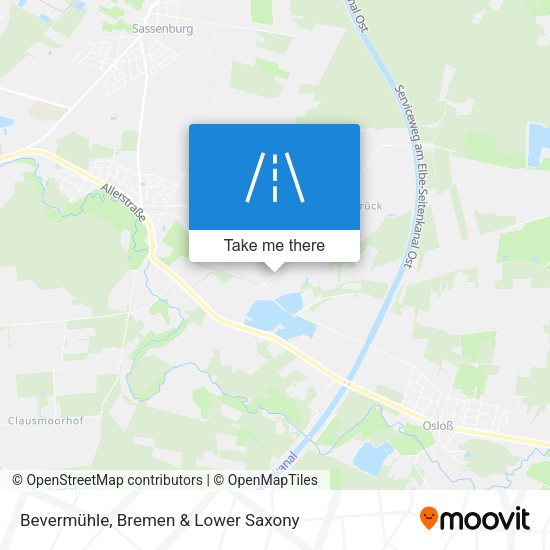 Bevermühle map