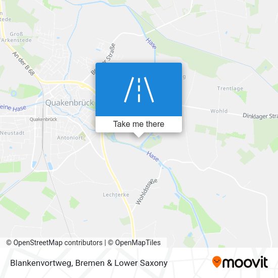 Blankenvortweg map