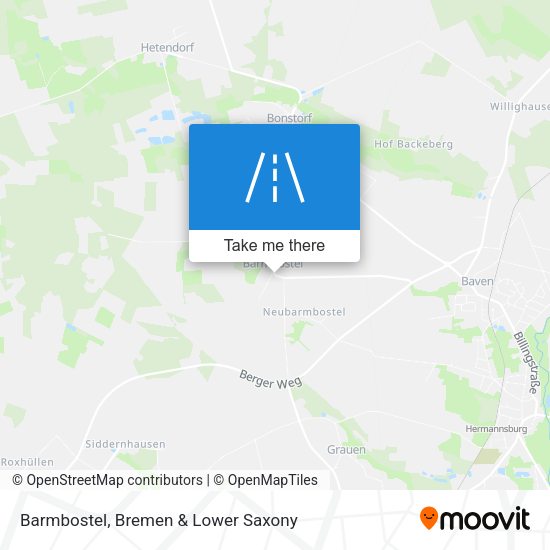 Barmbostel map