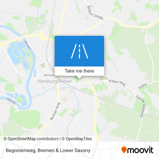 Begonienweg map