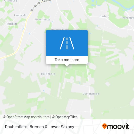 Daubenfleck map