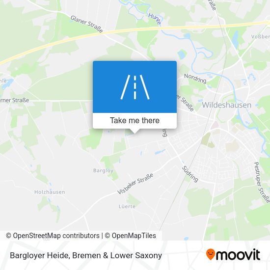 Bargloyer Heide map