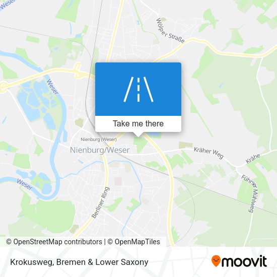 Krokusweg map