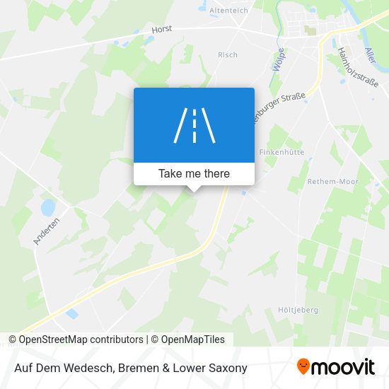 Auf Dem Wedesch map