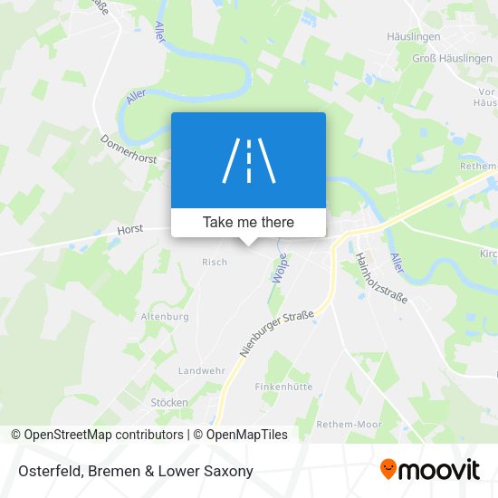 Osterfeld map