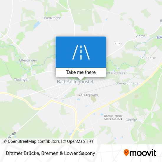 Dittmer Brücke map