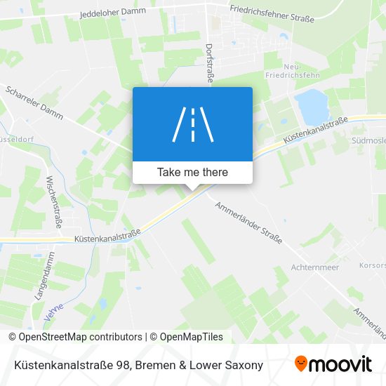 Küstenkanalstraße 98 map
