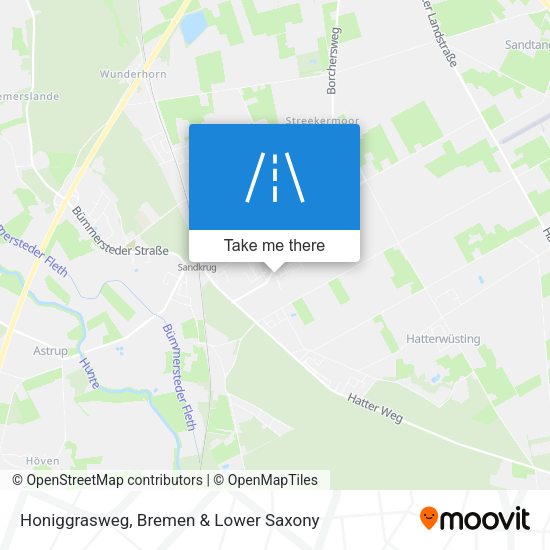 Honiggrasweg map