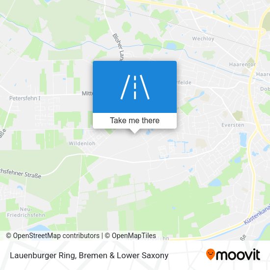 Lauenburger Ring map