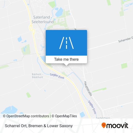 Scharrel Ort map
