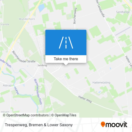 Trespenweg map