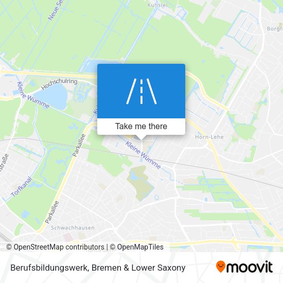 Berufsbildungswerk map