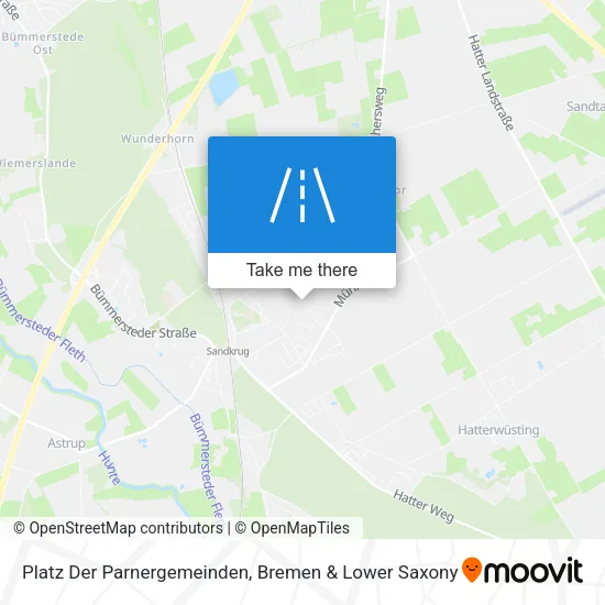 Карта Platz Der Parnergemeinden