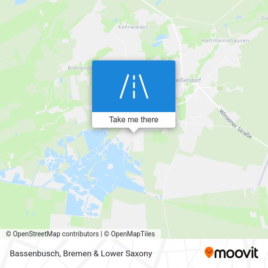 Bassenbusch map