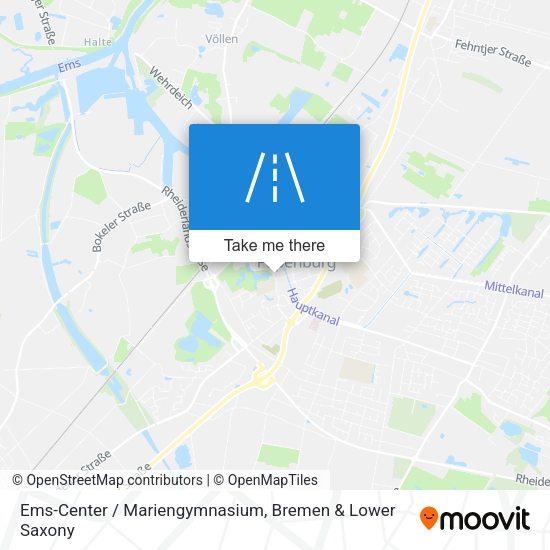 Ems-Center / Mariengymnasium map