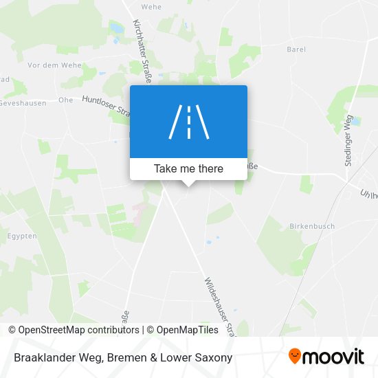 Braaklander Weg map