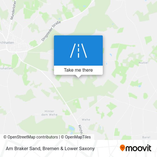 Am Braker Sand map