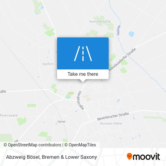 Abzweig Bösel map