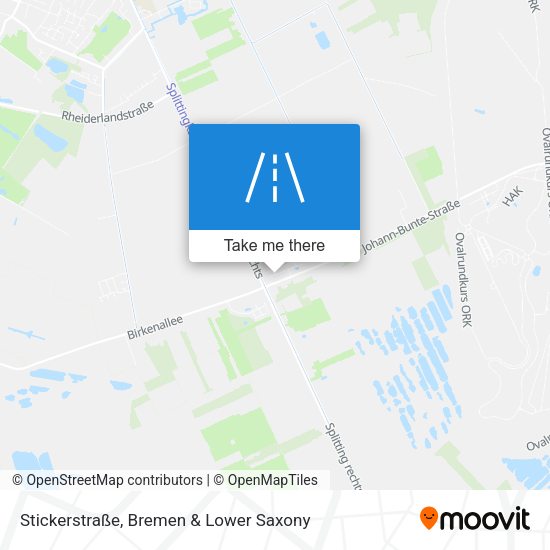 Stickerstraße map
