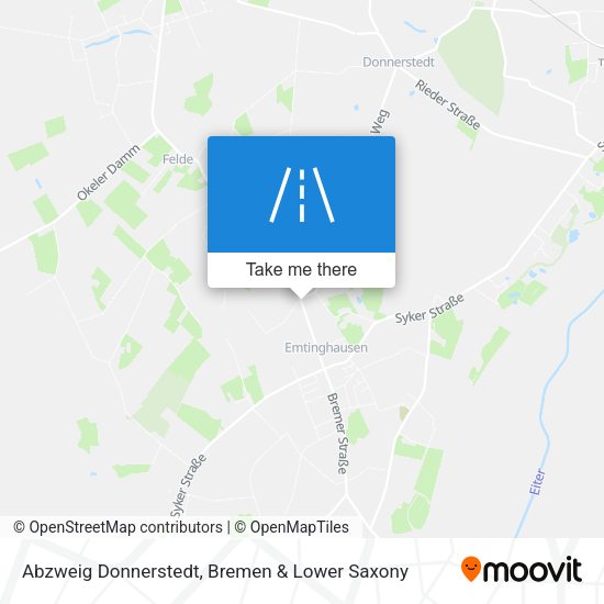 Abzweig Donnerstedt map