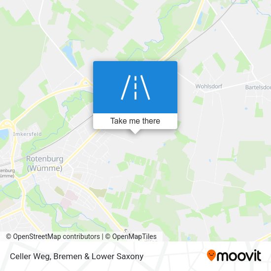 Celler Weg map