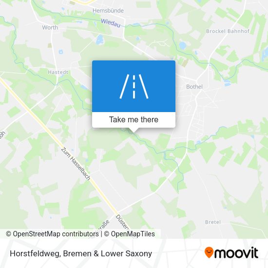 Horstfeldweg map