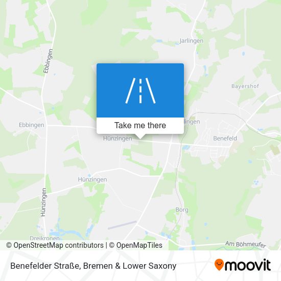 Benefelder Straße map