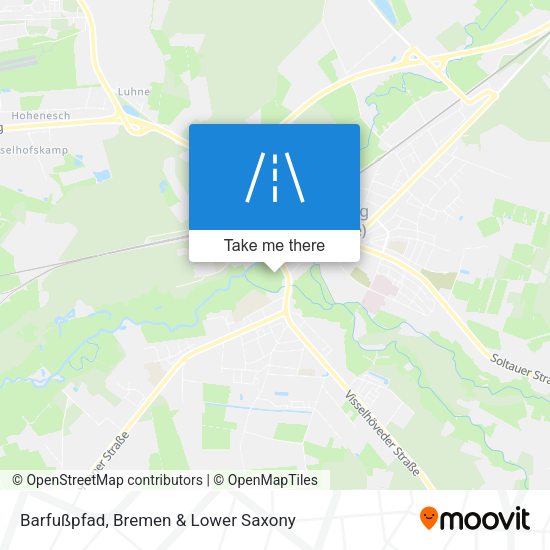 Barfußpfad map
