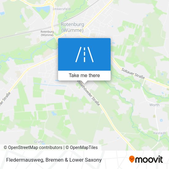 Fledermausweg map
