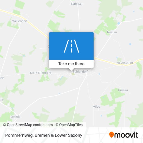Pommernweg map
