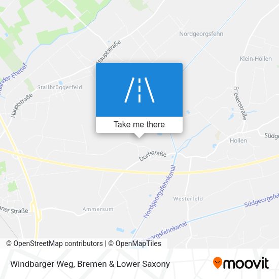 Windbarger Weg map