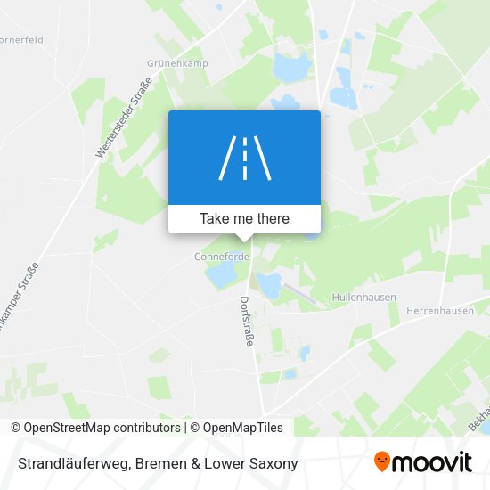 Strandläuferweg map