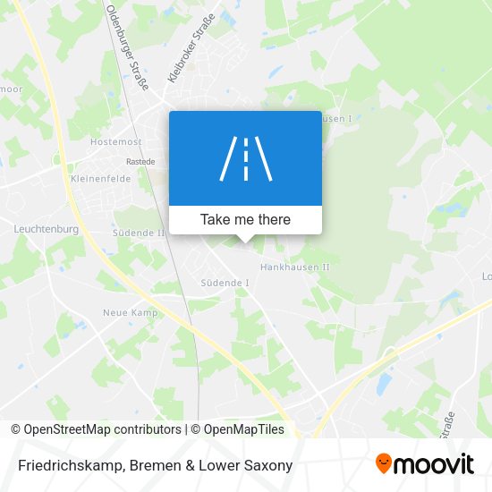 Friedrichskamp map