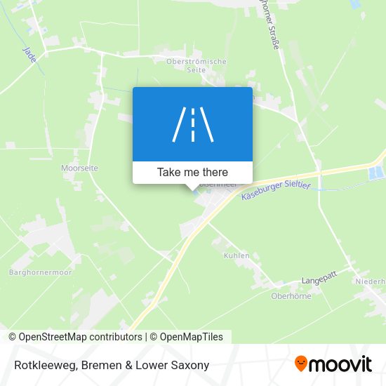 Rotkleeweg map