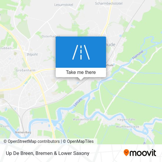 Up De Breen map