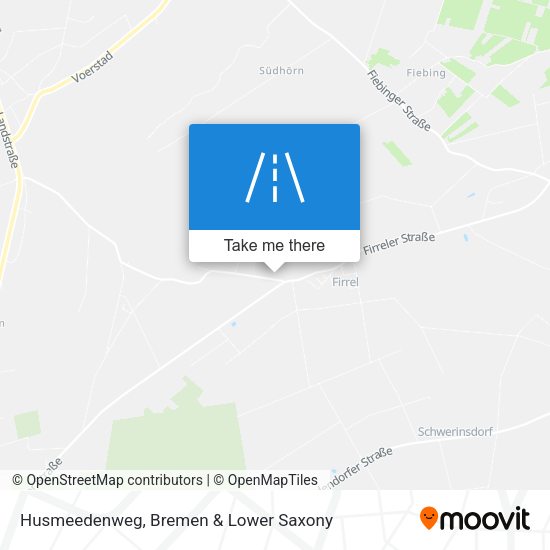 Husmeedenweg map