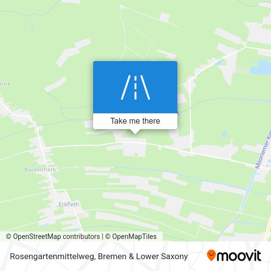 Rosengartenmittelweg map