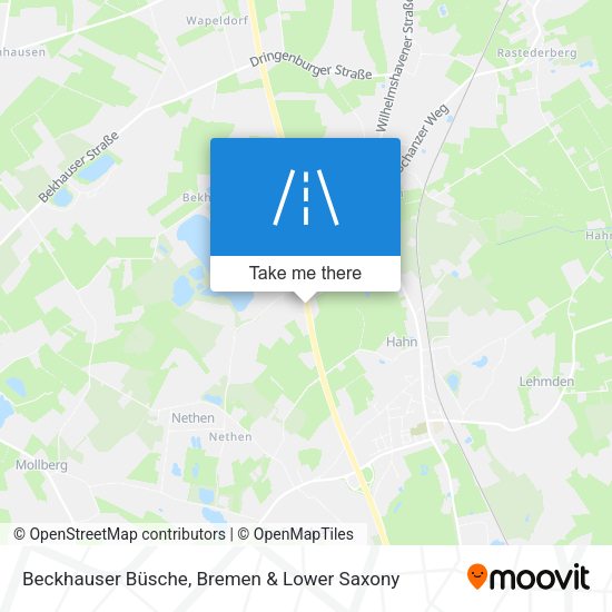 Beckhauser Büsche map