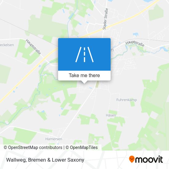 Wallweg map