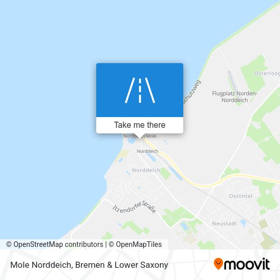 Mole Norddeich map