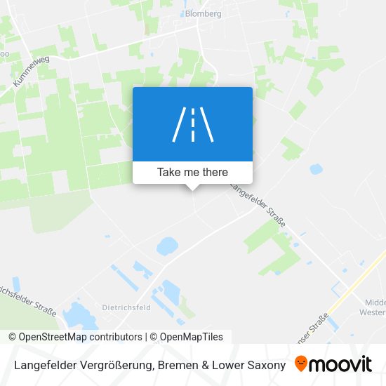 Langefelder Vergrößerung map