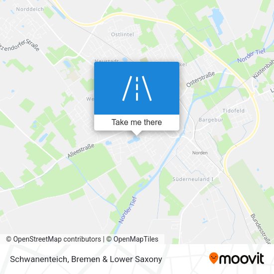 Schwanenteich map