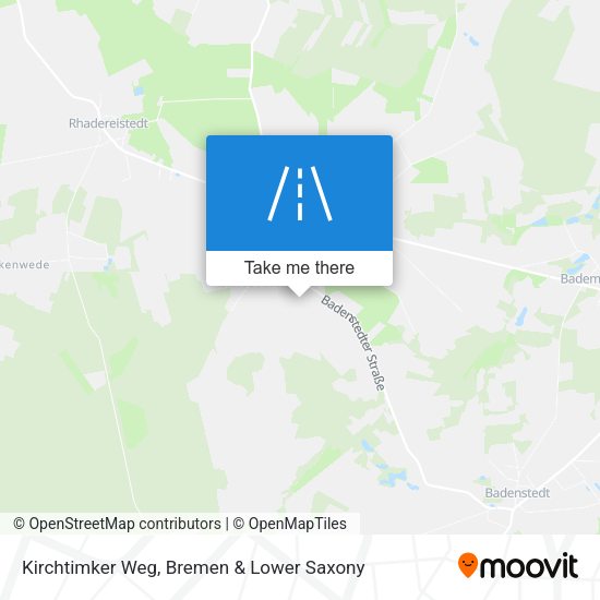 Kirchtimker Weg map