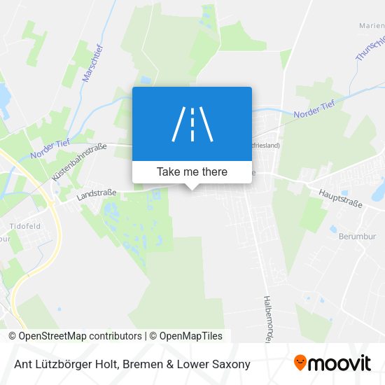 Ant Lützbörger Holt map