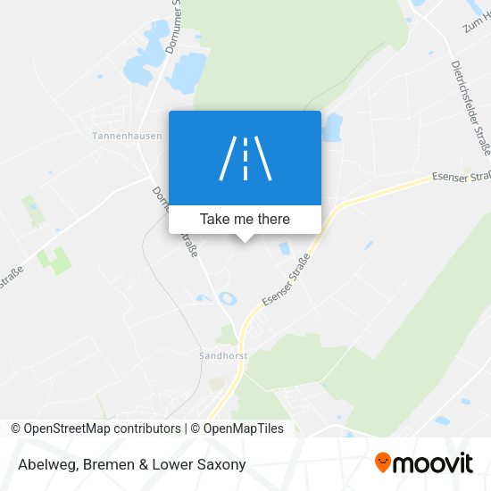 Abelweg map