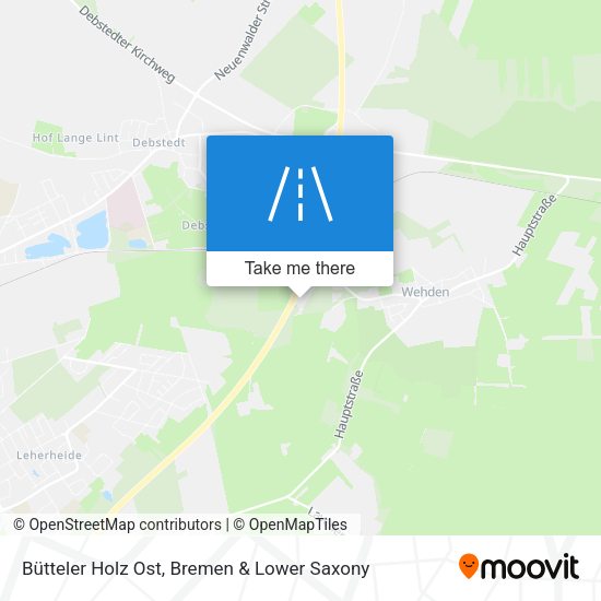 Bütteler Holz Ost map