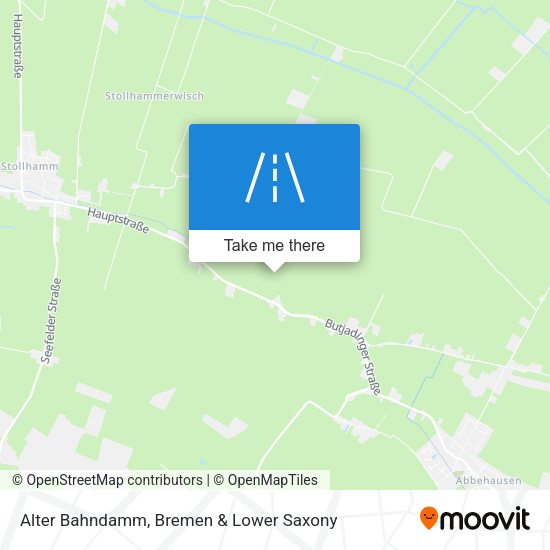 Alter Bahndamm map