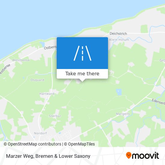 Marzer Weg map