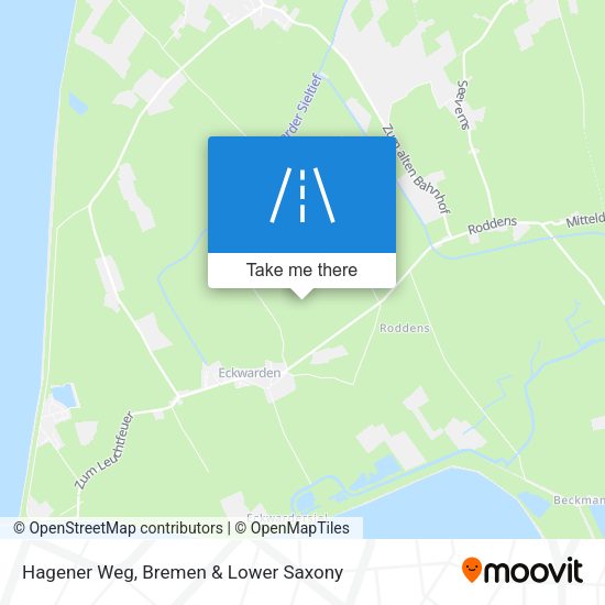 Hagener Weg map